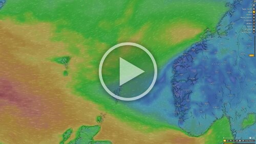 Wettervorhersage Am Samstag ist es im Skagerrak immer noch nicht wirklich ruhig.