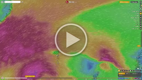 Wettervorhersage Die Überfahrt von Mittwoch auf Donnerstag könnte etwas schaukelig werden.