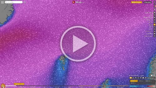 Wettervorhersage Die Überfahrt von Mittwoch auf Donnerstag könnte etwas schaukelig werden.