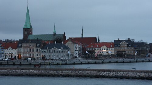 Helsingør – – Helsingborg – Sunne Letzter Blick auf Helsingør.