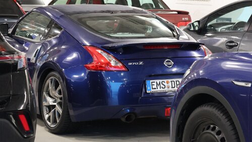 Helsingør – – Helsingborg – Sunne Da sieht er noch richtig frisch aus, blitzblank. Aber nicht mehr lange.