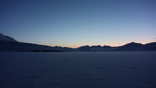 Snowmobile Safari to Grønfjorden Der Grønfjorden.