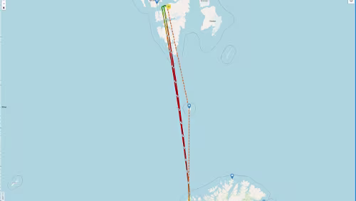 Longyearbyen – – – Tromsø Die Realität