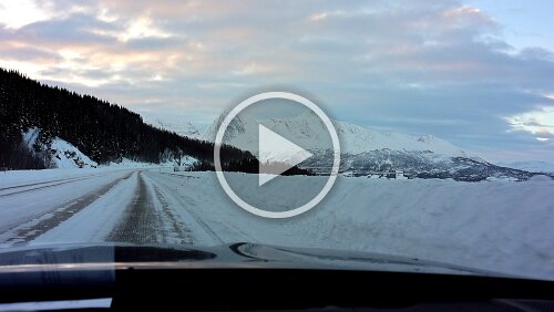 Tromsø – Skarberget – – Bognes – Bodø Am Rastplatz „ Aspenes “.