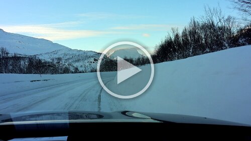 Tromsø – Skarberget – – Bognes – Bodø Auf der [E6].