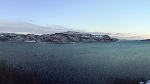 Bodø – Mosjøen Kurz hinter Fauske, bereits auf der [E6]. Panorama