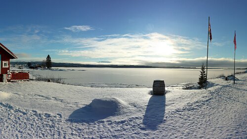 Mosjøen – Trondheim Vegset Camping og Kiosk. Panorama