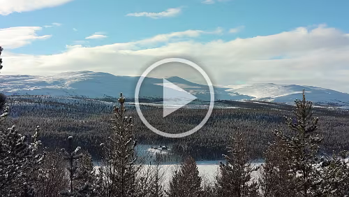 Trondheim – Lillehammer Am Aussichtspunkt Sohlbergplassen .