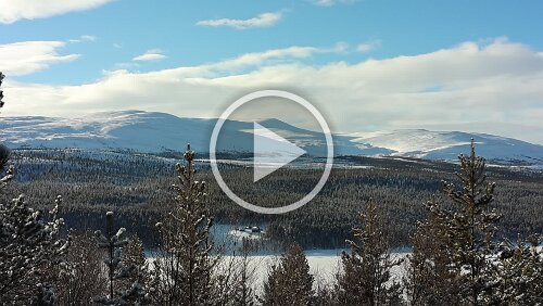 Trondheim – Lillehammer Am Aussichtspunkt Sohlbergplassen .