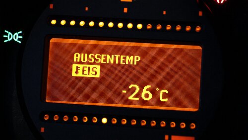 Lillehammer – Haukeli Kurz hinter Lillehammer auf einem Parkplatz.