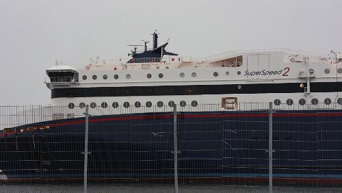 Haukeli – Kristiansand – – Hirtshals – Aarhus Die Fähre kommt.