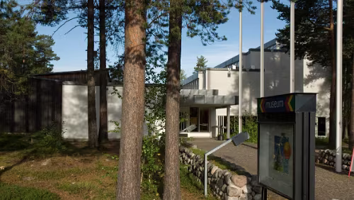 Ájtte Svenskt Fjäll- och Samemuseum Ájttes huvudentré, Foto: Ájtte, Jan Gustavsson