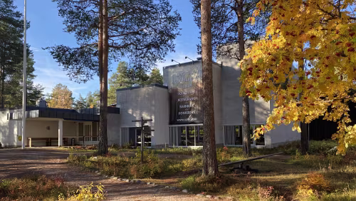 Ájtte Svenskt Fjäll- och Samemuseum Ájttes huvudentré, Foto: Åsa Sundqvist