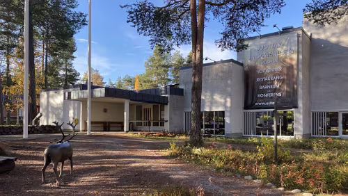 Ájtte Svenskt Fjäll- och Samemuseum Ájttes huvudentré, Foto: Åsa Sundqvist