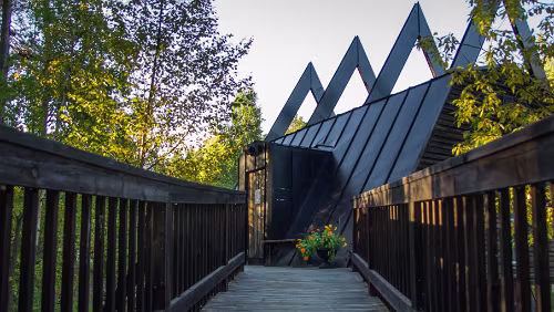 Ájtte Svenskt Fjäll- och Samemuseum Fjällträdgården. Foto: Maria Klang
