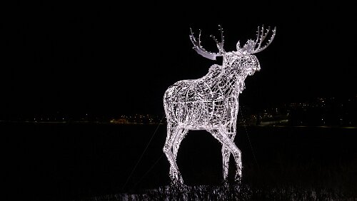 Östersund Auf den Elch habe ich im Internet noch keinen Hinweis gefunden.