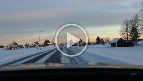 Östersund – Vuollerim Kleine Brücke.