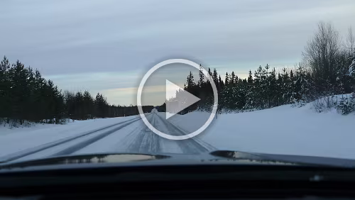 Östersund – Vuollerim Weiter auf dem Inlandsvägen.