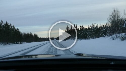 Östersund – Vuollerim Weiter auf dem Inlandsvägen.