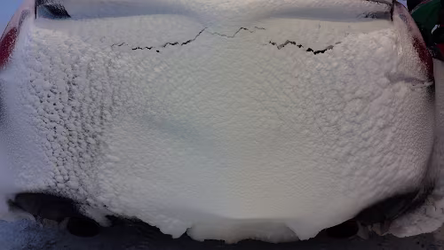 Vuollerim – Tromsø An der Tankstelle in Gällivare.