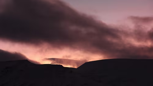 Hiorthhamn - Hike to Frozen Fjord Die Sonne macht doch schon ganz schön hell.