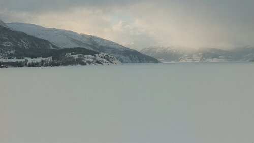 Bodø – Saltfjellet – Mosjøen Panorama am „Finneidfjord“. Panorama