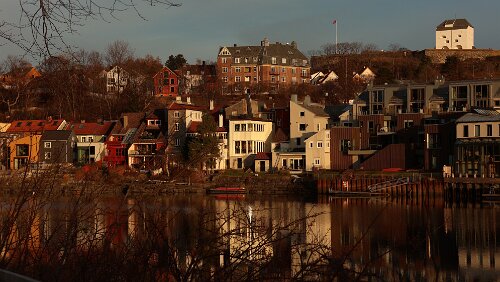 Trondheim Rund um die „Nidelva“.