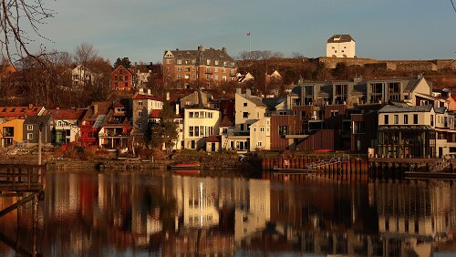 Trondheim Rund um die „Nidelva“.