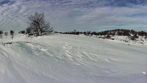 Trondheim – Lillehammer Panorama auf dem „Moskusstien“, so weit es die Verhältnisse zulassen. Panorama
