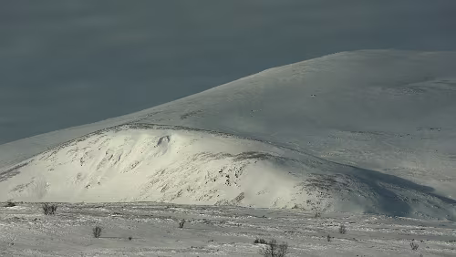 Trondheim – Lillehammer Noch ein paar Schritte in die andere Richtung am Parkplatz.