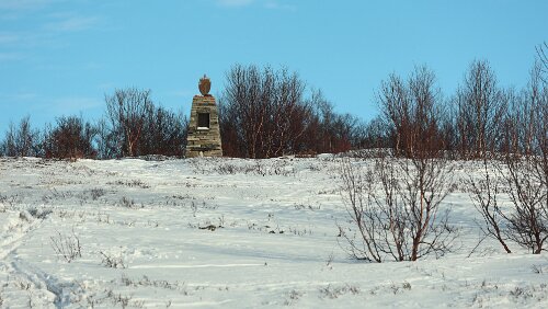 Trondheim – Lillehammer Am Rastplatz „Tverrfjellet“.