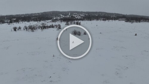 Dagali Rundblick mit Blick auf das Hotel.