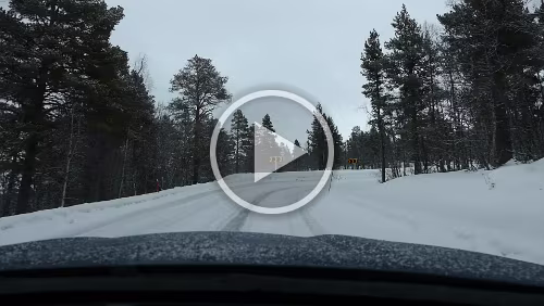 Dagali Die letzten Kilometer zum heutigen Tagesziel.