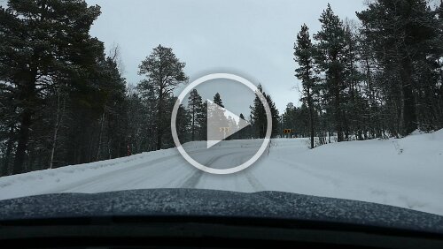 Dagali Die letzten Kilometer zum heutigen Tagesziel.