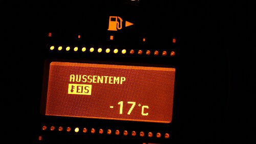 Dagali – Larvik – – Hirtshals – Aarhus Der Wettergott Zeus schenkt mir -17° C. Es ist das einzige Mal, dass ich mit Jacke in das Auto einsteige.