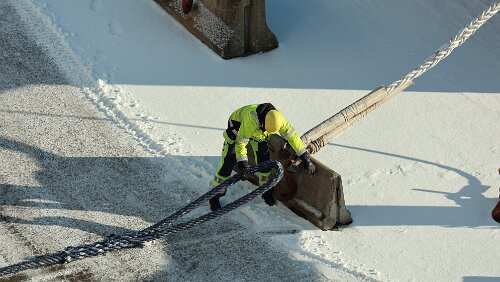 Dagali – Larvik – – Hirtshals – Aarhus Leinen los.