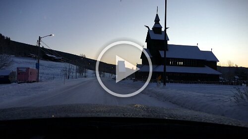 Dagali – Larvik – – Hirtshals – Aarhus Es bleibt weiterhin sehr kalt, obwohl ich schon deutlich tiefer angelangt bin.