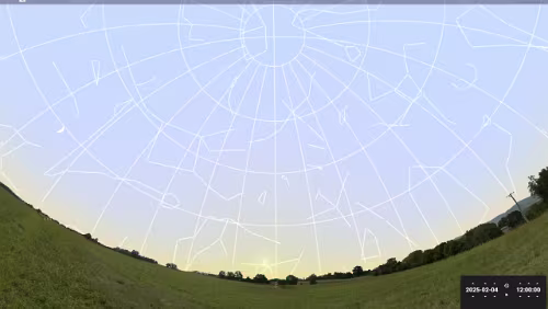 Sternenhimmel am… 04.02.2025 in Bodø.