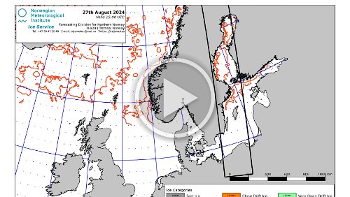 Eiskarten Eiskarten als Video, die Baltikum , Quelle: Norwegian Ice Service - MET Norway