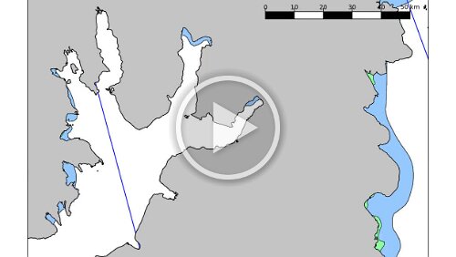 Eiskarten Eiskarten als Video, Isfjorden , Quelle: Norwegian Ice Service - MET Norway