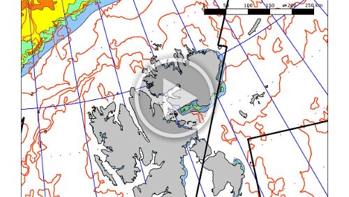 Eiskarten Eiskarten als Video, Svalbard , Quelle: Norwegian Ice Service - MET Norway