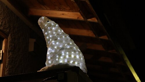 Longyearbyen Der Eingang zum Tierarzt.