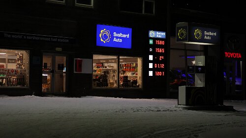 Longyearbyen Circle K Svalbard.