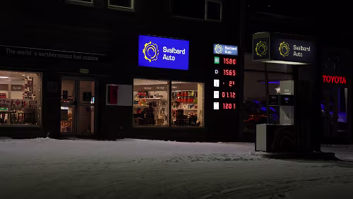 Longyearbyen Circle K Svalbard.