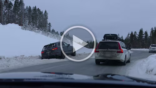 Sunne – Östersund Baustelle.