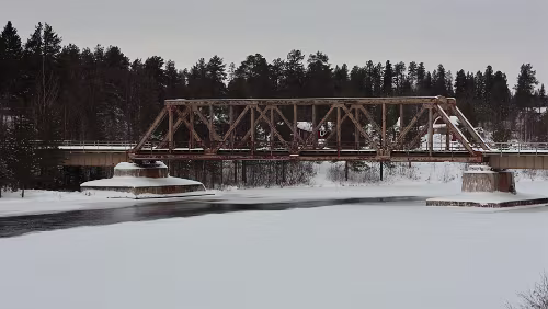 Östersund – Jokkmokk Am „Meselefors“.