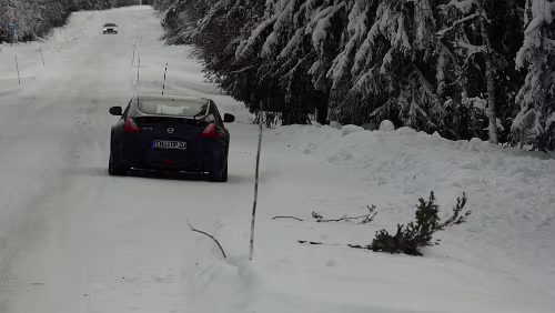 Östersund – Jokkmokk Am Halteplatz „Fiandberg“.