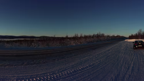 Jokkmokk – Nordkjosbotn Immer wieder bieten sich weite Blicke in die Landschaft.