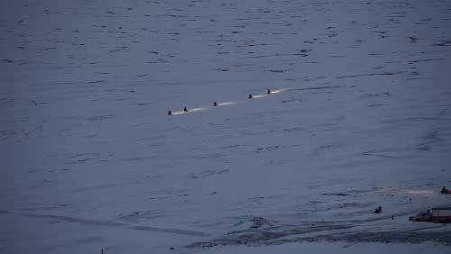Longyearbyen Fahrt in das Adventdalen.