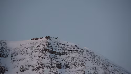 Longyearbyen Der Platåberg.
